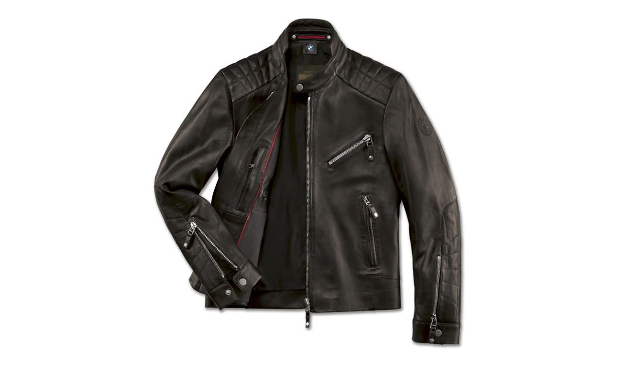 Chaqueta de cuero negra talla L OEM 80142463160 para BMW. Original BMW.