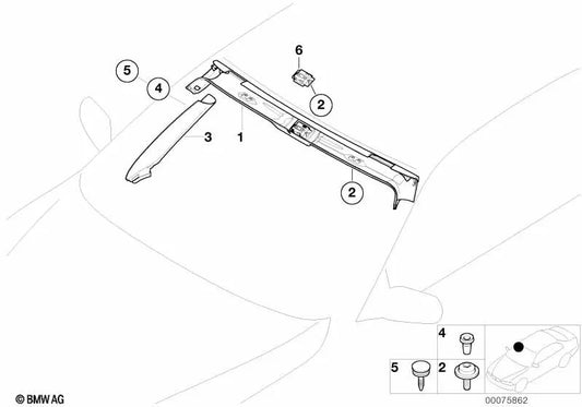 Torx-tornillo con arandela OEM 51179158844 para BMW E90, E92, G30, F90, i8... y más. Original BMW.