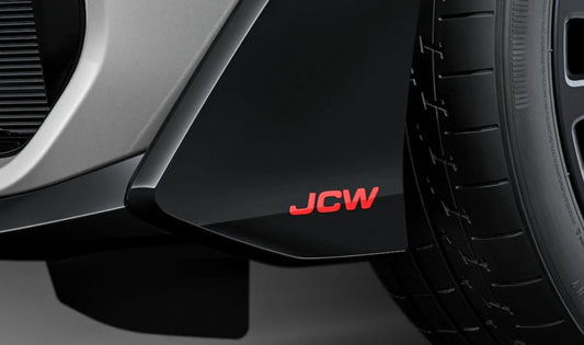 Juego de adhesivos JCW Chilli Red OEM 82145B57F25 para MINI F66, F65, Cabrio F67... y más. Original MINI.
