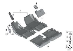 Tornillo ISA M6x16MM OEM 07129903749 para BMW G12, I01, I12, RR11, RR21, RR31... y más. Original BMW y MINI.