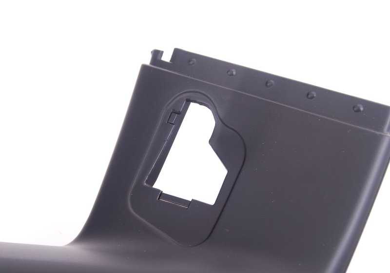 Embellecedor derecho del parabrisas OEM 51437016668 para BMW Z4 E85 {Modelos: 2.0i, 2.2i, 2.5i}. Original BMW.