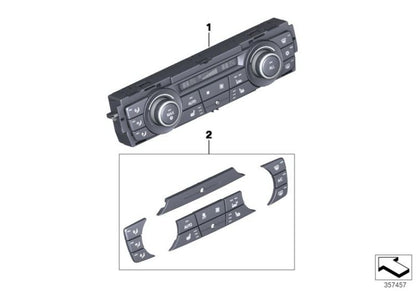 Unidad de mando climático automático OEM 64119312722 para BMW X3 F25 sDrive18d, xDrive20d... y más. Original BMW.