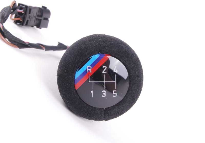 Beleuchteter Lederwechselhebel für die BMW 3 E30 -Serie (OEM 25112233140). Original BMW