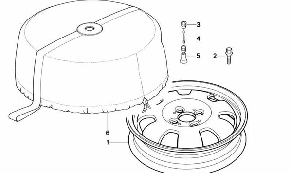 Funda para BMW (OEM 36132294503). Original BMW