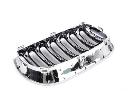 Front left decorative grille for BMW X3 E83, E83N (OEM 51133414903). Original BMW