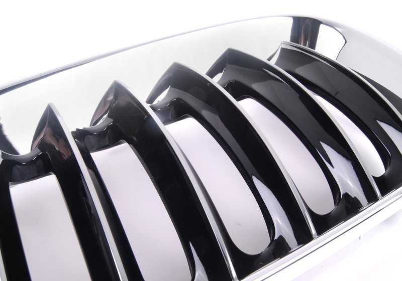 Front left decorative grille for BMW X3 E83, E83N (OEM 51133414903). Original BMW