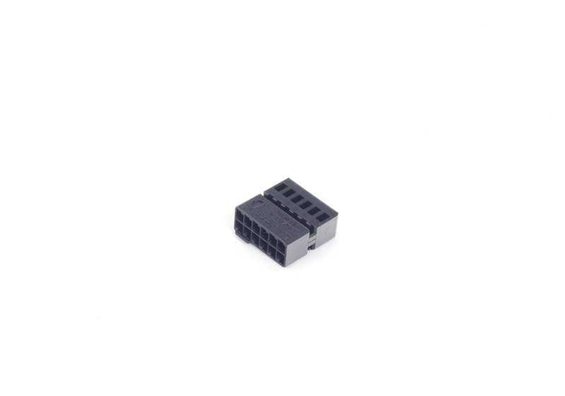 Conector eléctrico 12 pines OEM 61138384550 para BMW Serie 5 (E60,E60N,E61,E61N,F07,F07N,F10,F10N,F11,F11N,F18,F18N), Serie 6 (E63,E63N,E64,E64N,F06,F06N,F12,F12N,F13,F13N), Serie 7 (F01,F01N,F02,F02N,F04), X5 (E70,E70N,F15), X6 (E71,E72). Original
