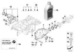 Soporte delantero OEM 31537500852 para BMW Serie 3 E46 330d xDrive... y más. Original BMW.