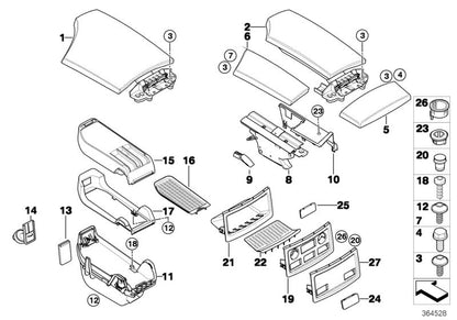 Tornillo de cabeza avellanada OEM 07147122391 para BMW E60, E61, E93. Original BMW.