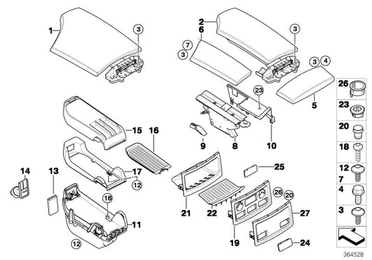 Oeme Avellanada Heaval Screw 07147122391 für BMW E60, E61, E93. Original BMW.