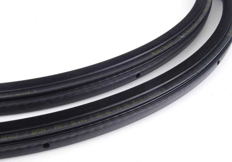 Proteção de borda traseira para BMW E39 (OEM 51727116405). BMW originais.