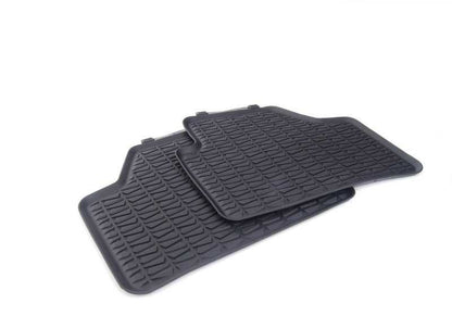 Alfombrillas traseras todo tiempo antracita OEM 51472336795 para BMW X1 E84. Original BMW.