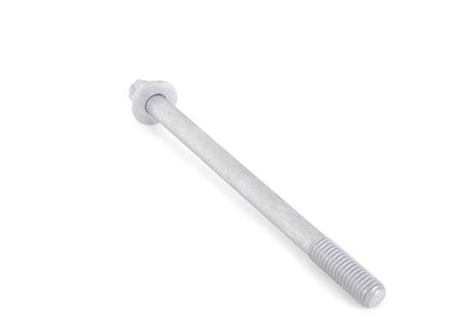 Tornillo OEM 07129906523 M10x130 para BMW F06, F07, F10, F11, F12, F13, F01, F02, F04, E70, E71, F15, F16, F85, F86. Compatible con sistemas de bomba de dirección, alternador y más. Original BMW.