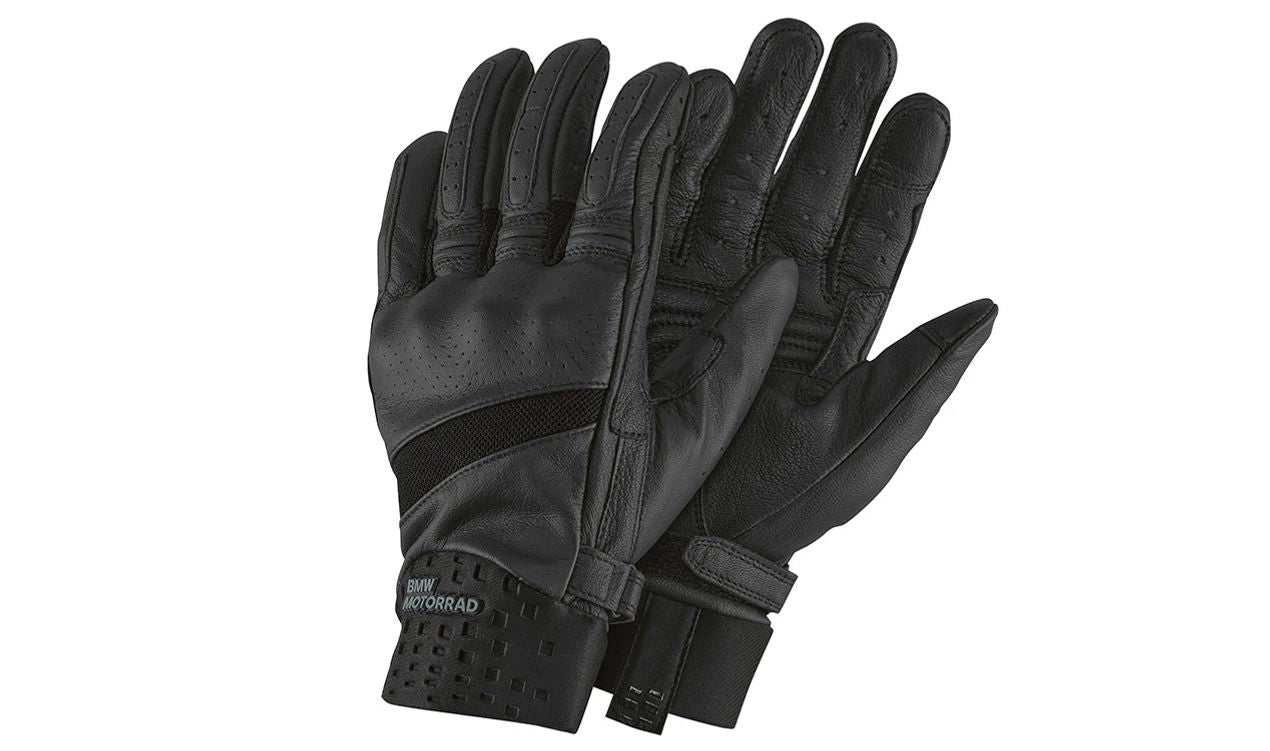 Guantes de moto verano Aravis AIR OEM 76217913936 para BMW Motorrad {Série R, F, G, S, C, K, HP2, RnineT, CE, modelos compatibles}. Original BMW Motorrad.