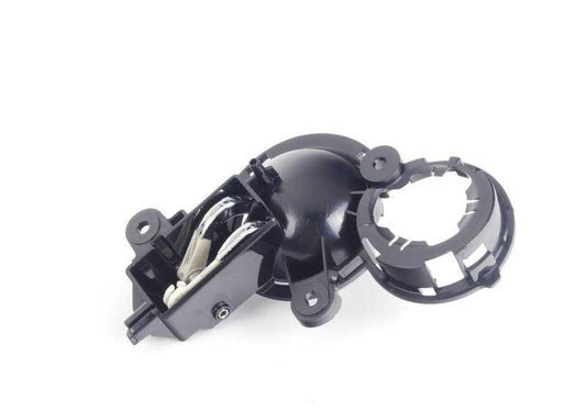 Maneta abrepuerta interior izquierda cromada OEM 51417115341 para MINI R50, R53, Cabrio R52. Original MINI.