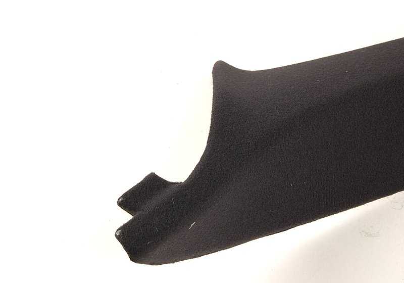 Verzierungen zu Izquierdo OEM 51437902933 für BMW E46. Original BMW Stück. Schwarze Farbe ideal, um die innen seitliche Verschönerung in der Windschutzzone zu ersetzen.