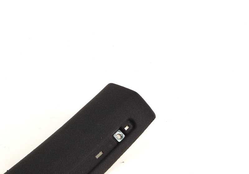 Verzierungen zu Izquierdo OEM 51437902933 für BMW E46. Original BMW Stück. Schwarze Farbe ideal, um die innen seitliche Verschönerung in der Windschutzzone zu ersetzen.