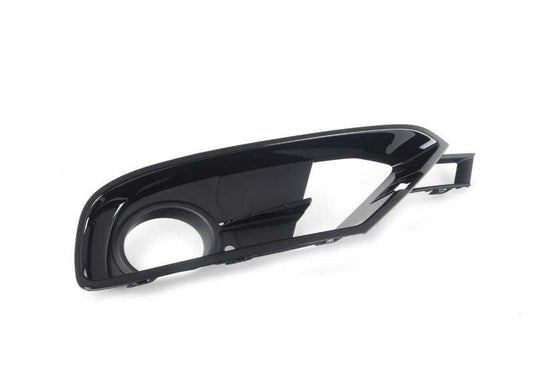 Rejilla delantera izquierda parcialmente abierta OEM 51117300739 para BMW F30 y F31. Original BMW.