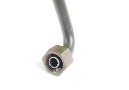 Tubo de aceite para radiador OEM 17221719195 para BMW E30. Conduce el aceite al radiador para refrigerar el motor. Compatible con sistemas de enfriamiento de aceite. Original BMW.