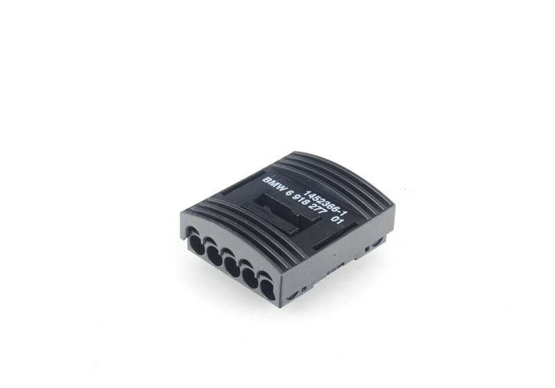 Conector de fibra óptica 5 pines OEM 61136918277 para BMW E87, F20, F21, F22, F23, E90, E91, E92, E93, F30, F31, F34, G20, G21, F32, F33, F36, E60, F10, G30, G31, G32, G11, G12, F25, G01, F26, G02, E70, F15, G05, E71, F16, G29. Original BMW.