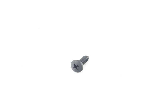Tornillo de chapa con cabeza redonda OEM 07143448498 para BMW {E21,E30,E36,E46,E12,E28,E34,E39,E60,E61,E24,E23,E32,E38,E65,E66,E31,E70,Z1,Z3} y MINI {R50,R52,R53}. Original BMW y MINI.