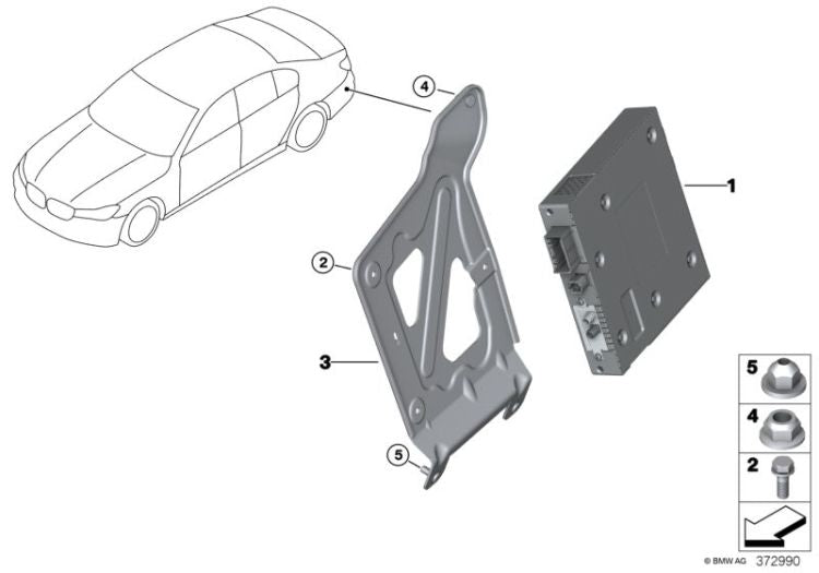 Módulo TV OEM 65509366606 para BMW Serie 5 F07, F10, G30, Serie 6 F12, F13, Serie 7 F01, G11, X5 F15, X6 F16, Phantom RR1, Ghost RR4... y más. Original BMW.