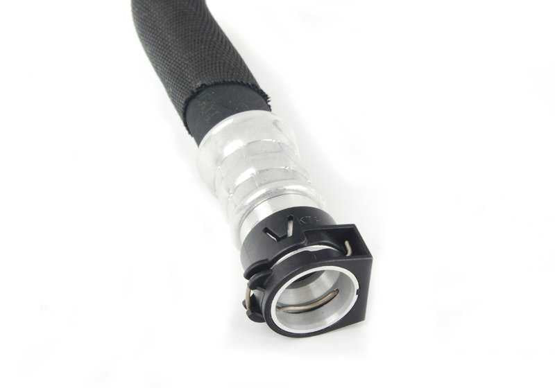 Tubo de retorno del radiador de aceite OEM 17227636880 para BMW F07, F10, F06, F12, F13, F01, F02. Original BMW.