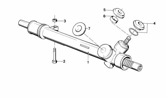 Schutzabdeckung für BMW Series 3 E30 (OEM 32111127738). Original BMW