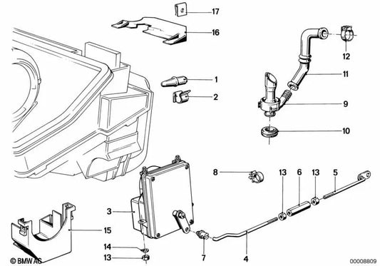 Externer Temperatursensor für BMW 7 E23 -Serie (OEM 64111368449). Original BMW.