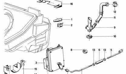 Módulo de control OEM 64111368451 para BMW E23 (Serie 7). Original BMW.