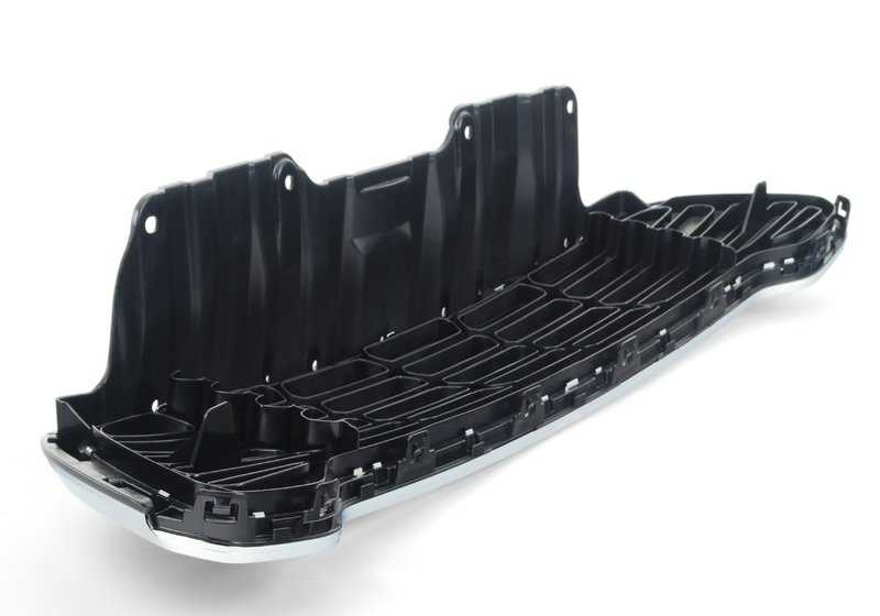 Rejilla decorativa frontal OEM 51139807476 para MINI R60, R61 (Countryman y Paceman). Original MINI.