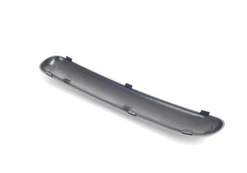 Moldura lateral derecha negra OEM 51117112152 para MINI R50 {One, Cooper 1.4i, 1.6i} (2001–2006). Original MINI.