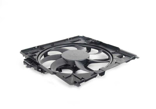 Ventilador con soporte OEM 17428618240 para BMW X5 E70 3.0si y 4.8i (modelos FE41, FE42, FE43, FE81, FE82, FE83). Original BMW.