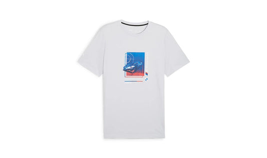 BMW M Motorsport Autografik T -Shirt Hellgrau Größe xl. Originales BMW -Produkt, Gummigrafikdesign, inspiriert vom Heritage -Logo und dem Hybrid -V8 -Motor. Geeignet für BMW -Enthusiasten und Motorsport -Fans. OEM 80145B318C6.