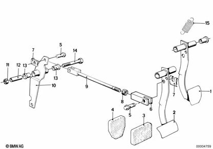 Chefe do garfo para BMW E21, E12, E28, E24 (OEM 34311112608). BMW original.