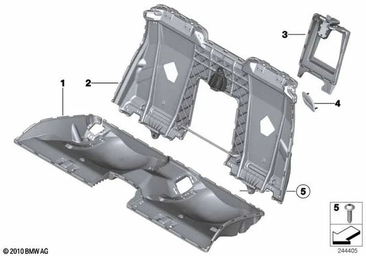 Rechts -Belt für BMW F12, F13, F13N (OEM 52207262790). Original BMW.