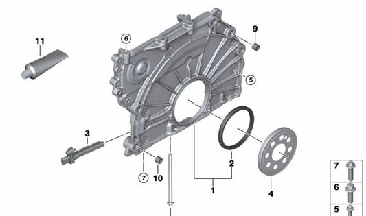 ASA VITE M8X106 OEM 11138601312 per BMW I12, I12N, I15. BMW originale.