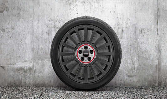 Juego completo de ruedas JCW Rallye Spoke 536 19" OEM 36115A271A5 para MINI Countryman F60, F60 LCI. Original MINI.