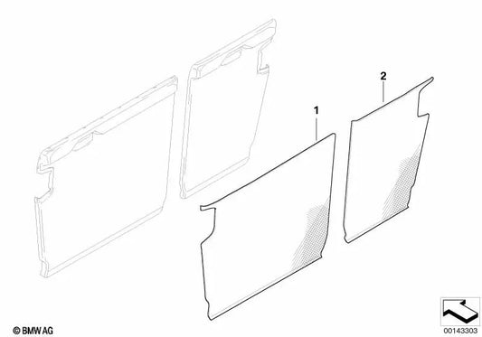 Supporto sinistro per BMW E81, E87, E87N (OEM 52207163133). BMW originale.