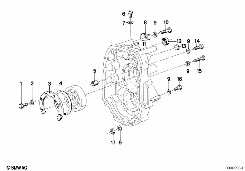 100x72.1x0.3 Rondelle d'espace pour BMW E30, E12, E28, E24, E23 (OEM 23121209577). BMW d'origine