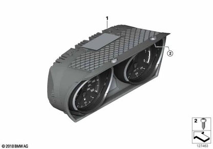 Combinación de instrumentos sin codificación OEM 62109347672 para BMW Z4 E89 (01/2008 - 08/2016). Original BMW.