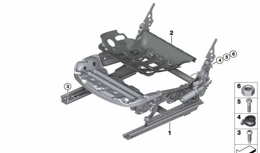 Sitzchale for BMW I12, I15 (OEM 52107354547). Genuine BMW.