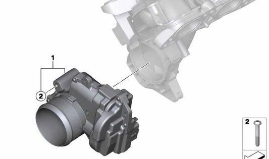 Válvula de mariposa OEM 13548675278 para MINI R56, R57, R58, R59, R60, R61 y más. Original MINI.