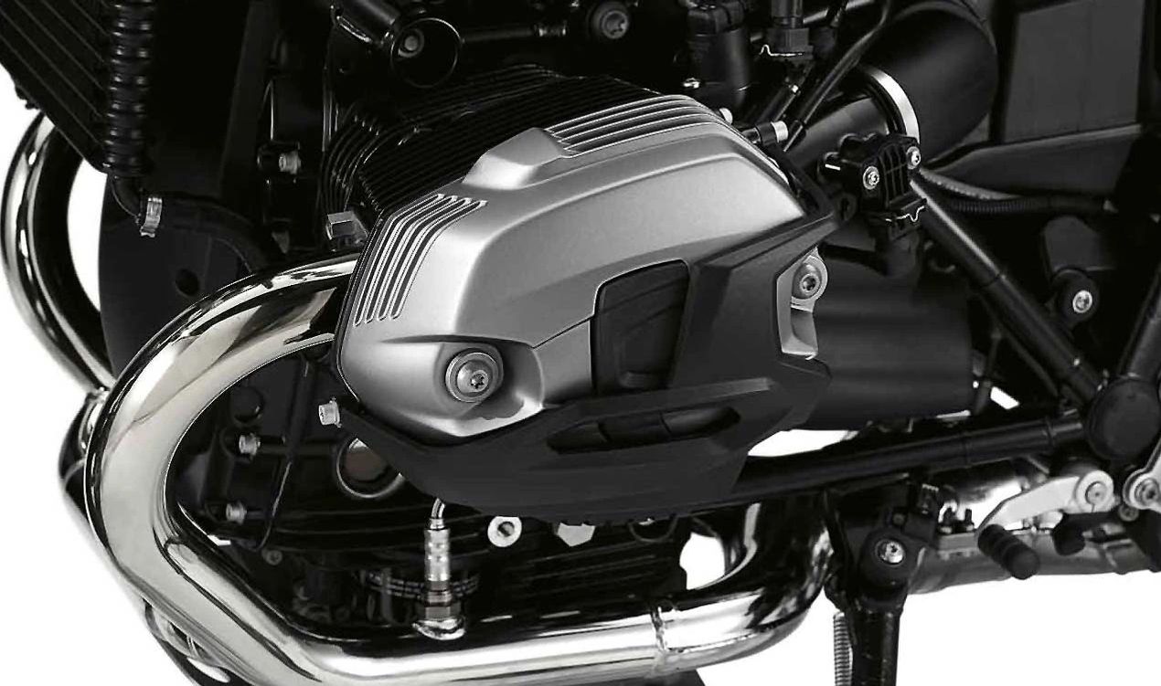 Set protezione coperchio valvola OEM 71607719449 per motociclette BMW R1200GS, R1200GS Adventure, R nineT, R nineT Pure... e altro ancora. BMW Motorrad originale.