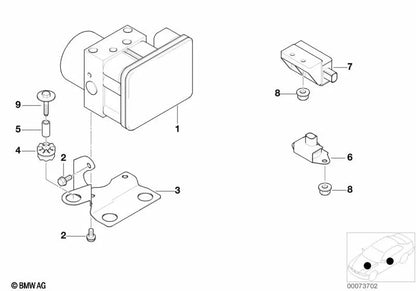 Silentblock para BMW E36, F30 Serie 5 F10, F01N, F02N, X5 F15 (OEM 34511164894). Original BMW.