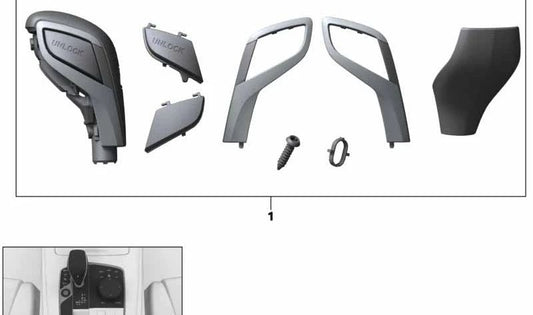 Gear Shift Knob Repair Kit for BMW 4 Series G26E, G26F, X3 G08F (OEM 61315A5ACF9). Original BMW