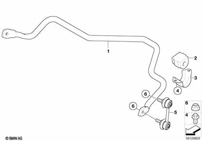 Pendelstütze for BMW X3 E83, E83N (OEM 33503414297). Genuine BMW