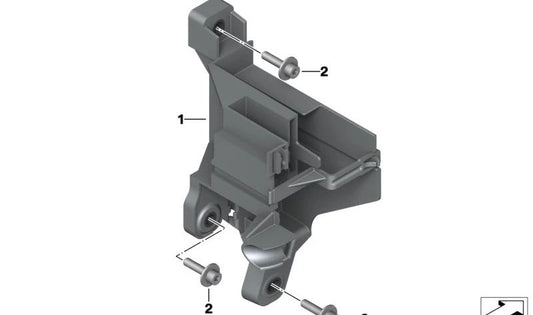 Soporte módulo básico OEM 61131540033 para BMW Motorrad CE04 (K67, 0C51) desde 11/2021. Original BMW Motorrad.