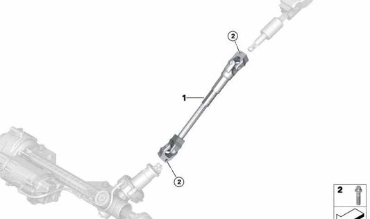 Lower direction axis 32306799440 for BMW E84. Original BMW piece.