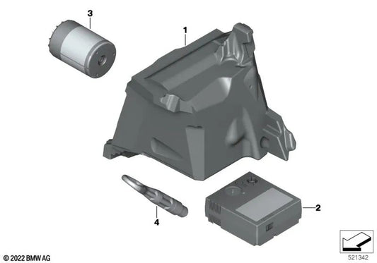 Paradone a bordo delle attrezzature per la BMW 7 G70 (OEM 71105A01488). BMW originale